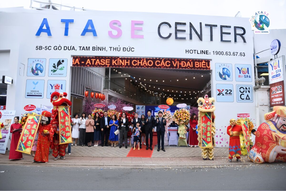 khai trường trường âm nhạc yamaha - atase