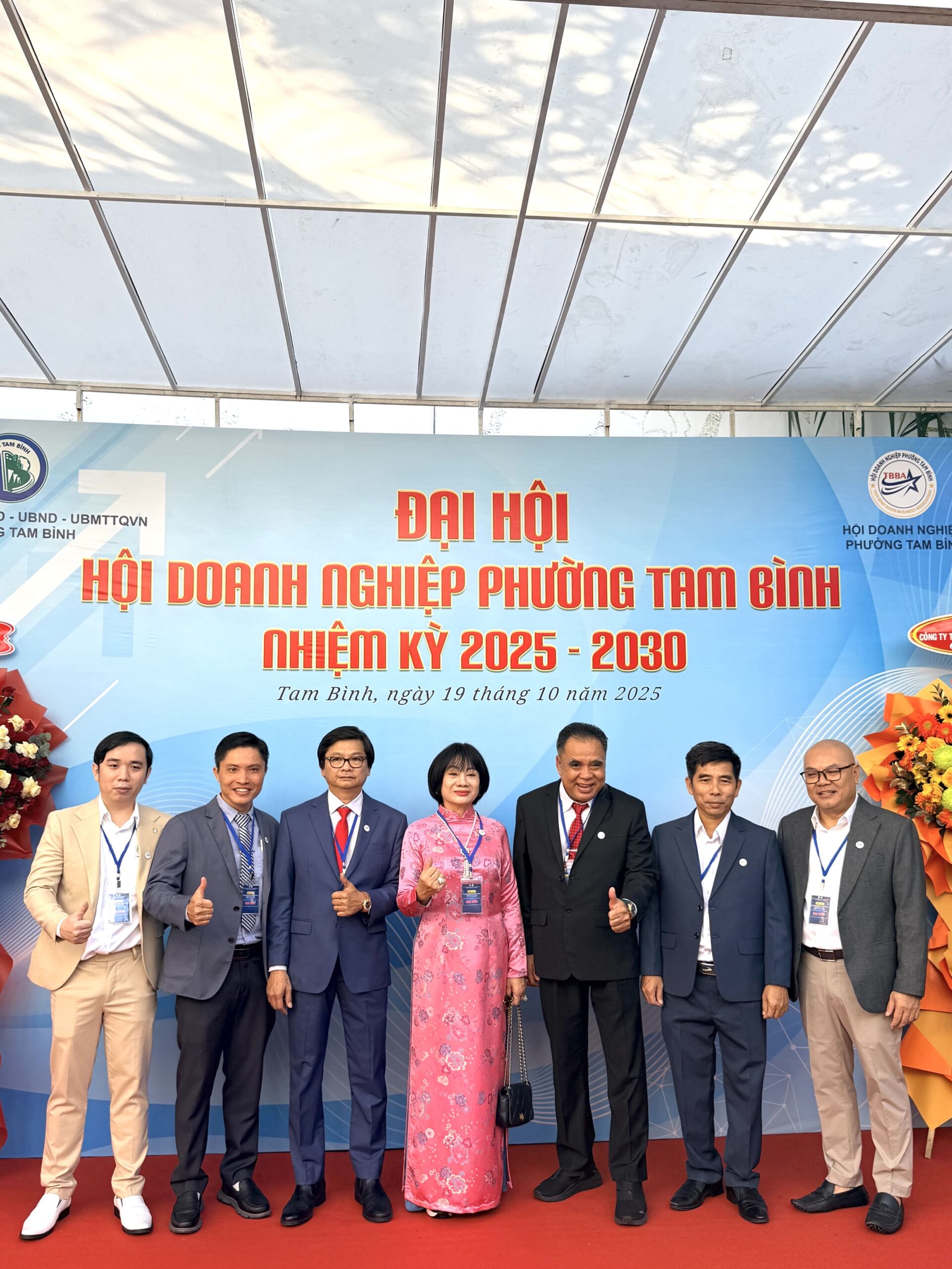 Đại diện các hội doanh nghiệp tại phường Tam Bình